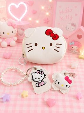 Hello Kitty Interchangeable Keychain & Bag Charm Set